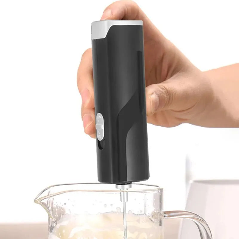 Mini Electric Milk Foamer Blender Wireless Coffee Whisk Mixer Skimer Handheld Egg Beater Cappuccino Frother Mixer for Kitchen